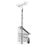 Wade Antenna 28' Bracketed Tower Package