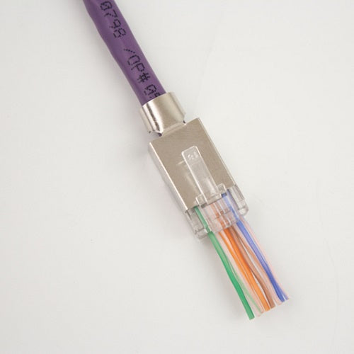 Vertical Cable CAT6/CAT6A Shielded RJ45 Modular Connector