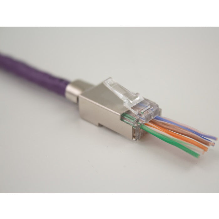 Vertical Cable CAT6/CAT6A Shielded RJ45 Modular Connector