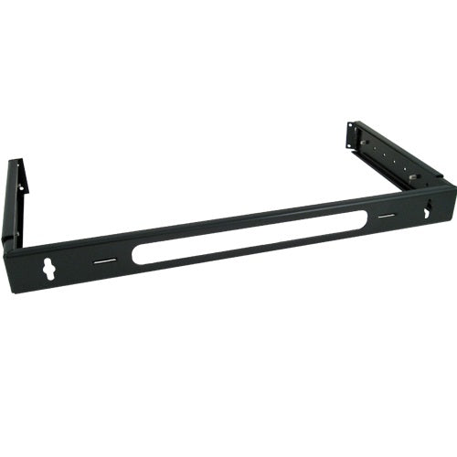Vertical Cable 1U Hinged Adjustable Wall Mount Bracket -19"