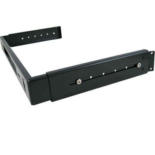 Vertical Cable 1U Hinged Adjustable Wall Mount Bracket -19"