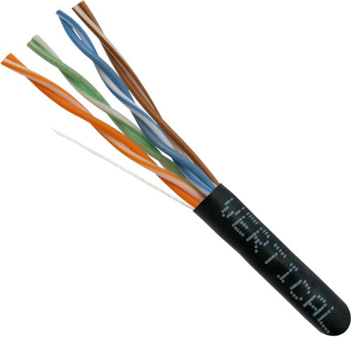 Vertical Cable Cat5e UTP Solid Bare Copper Riser Rated PVC Jacket Pull Box