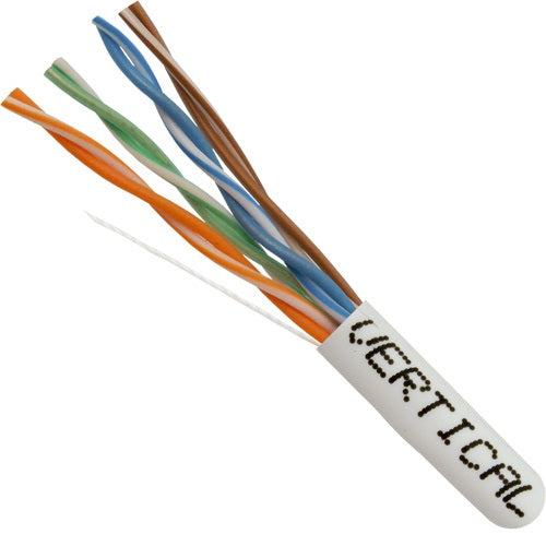 Vertical Cable Cat5e UTP Solid Bare Copper Riser Rated PVC Jacket Pull Box