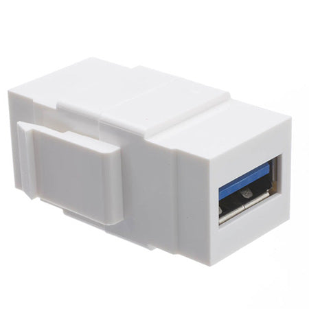 HomeWorx Snap" USB-A Female to Female Keystone Insert