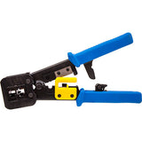 Vertical Cable Crimp Tool For RJ45 Feed-Through Plug