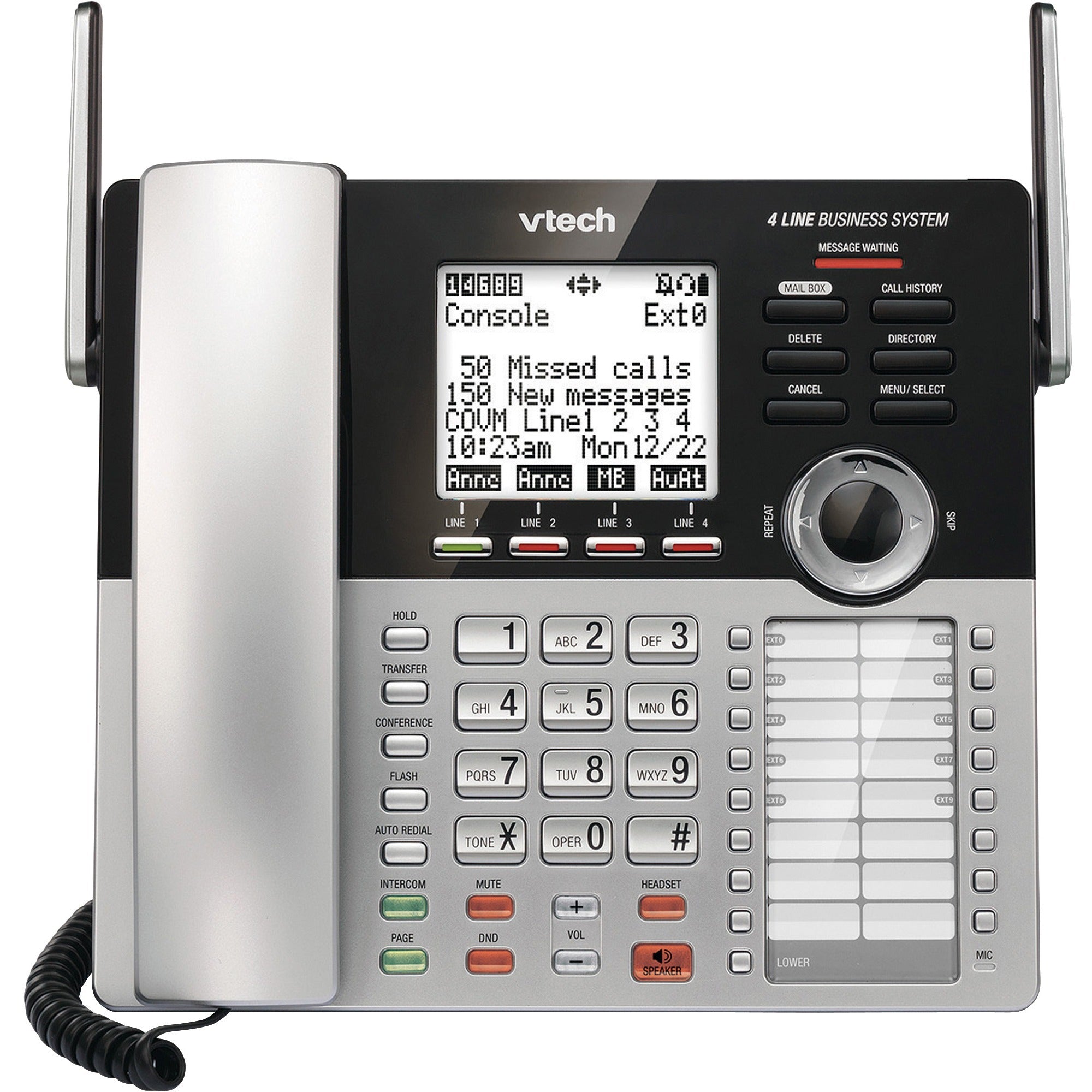 VTech 4-Line Small Business System Main Console