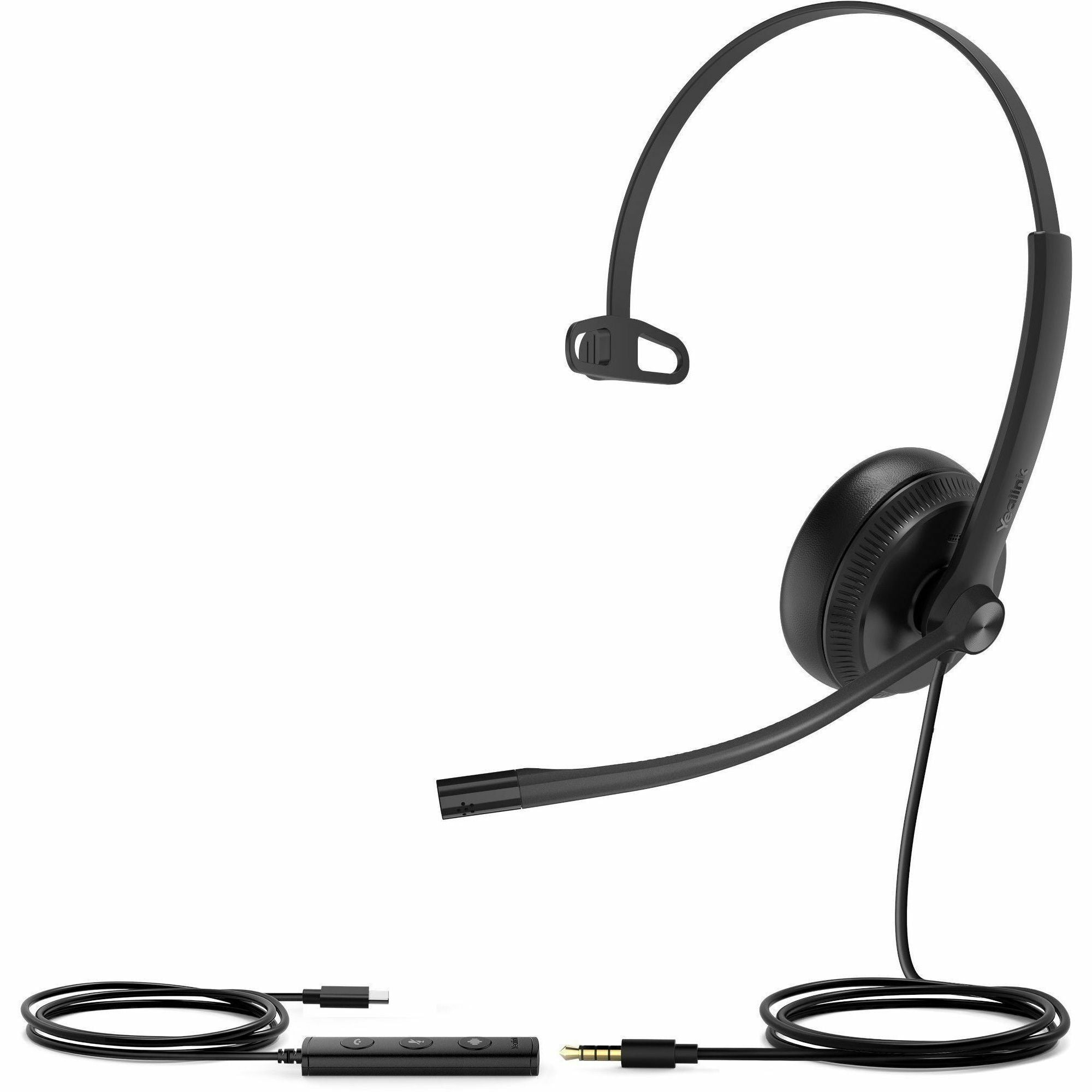 Yealink UH34 USB Wired Headset - Mono - USBC
