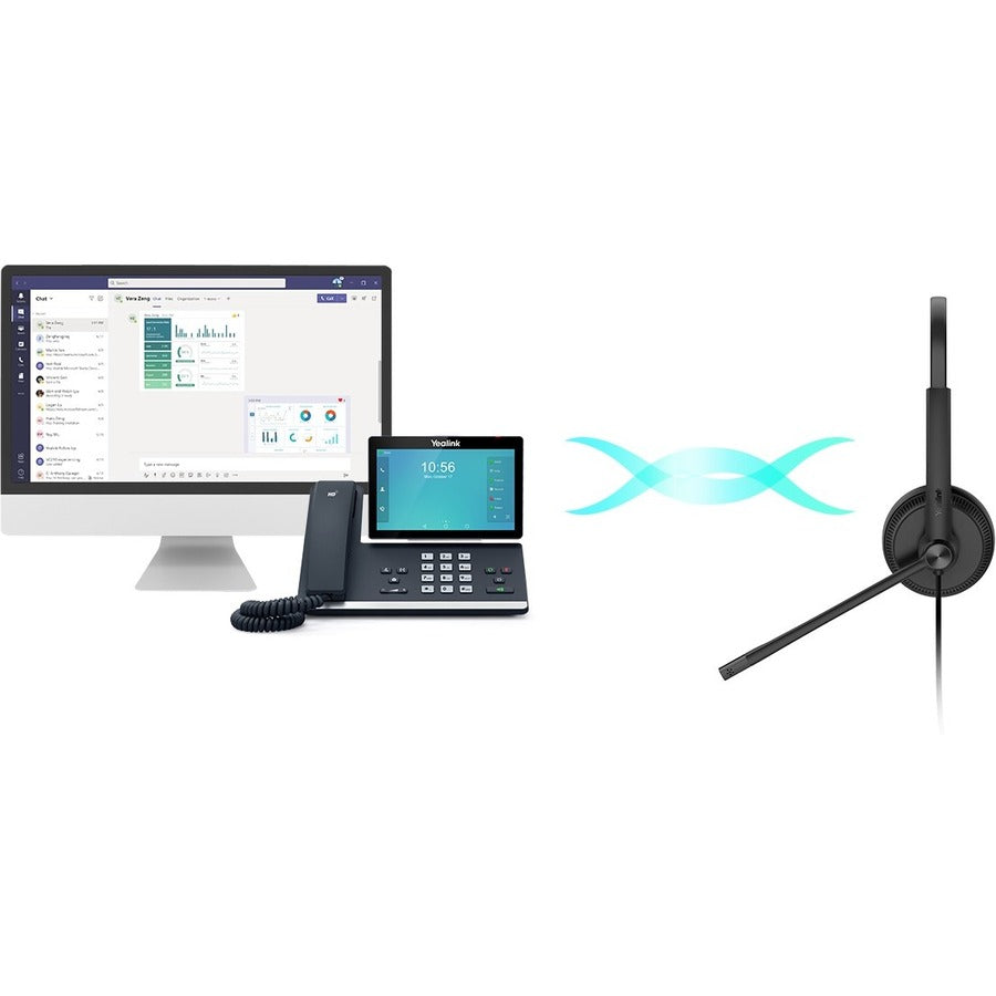 Yealink UH34 USB Wired Headset - Dual - USBC