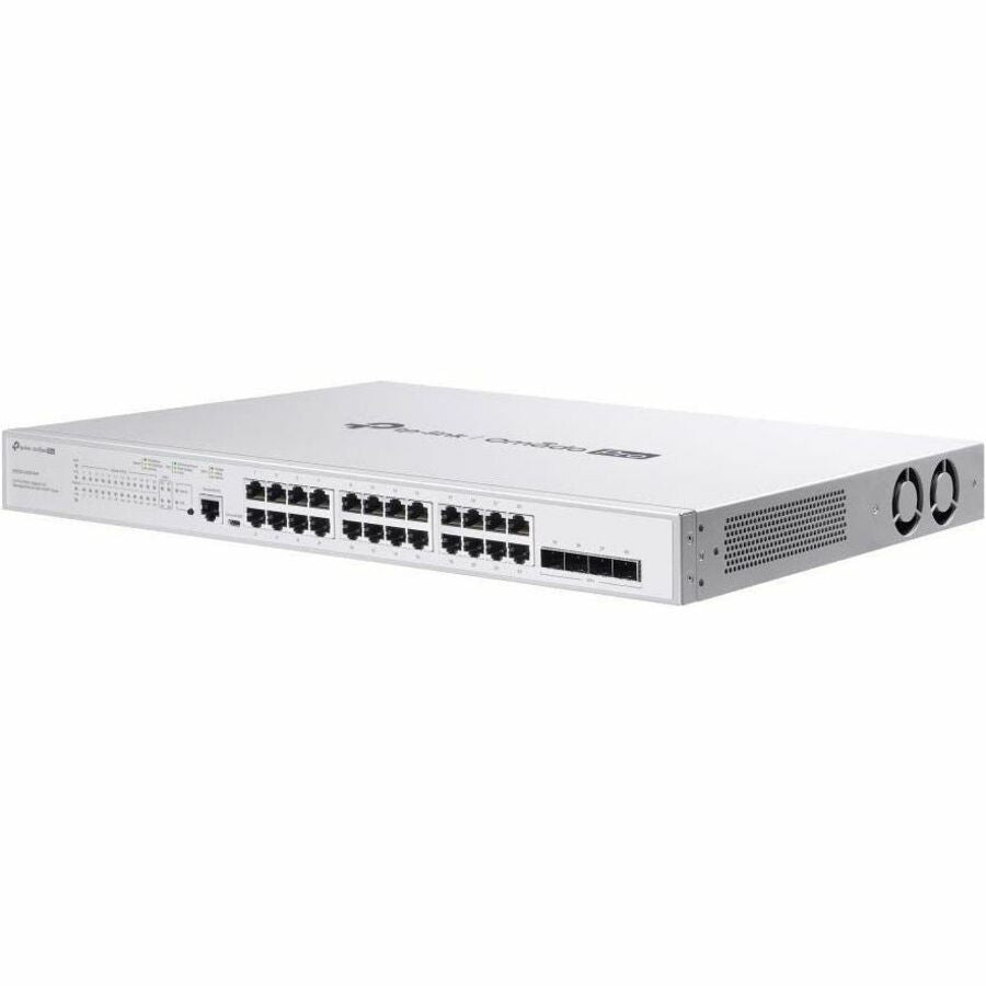 TP-Link Omada Pro 24-Port PoE+ Gigabit L2+ Managed Switch with 4 SFP+ Slots