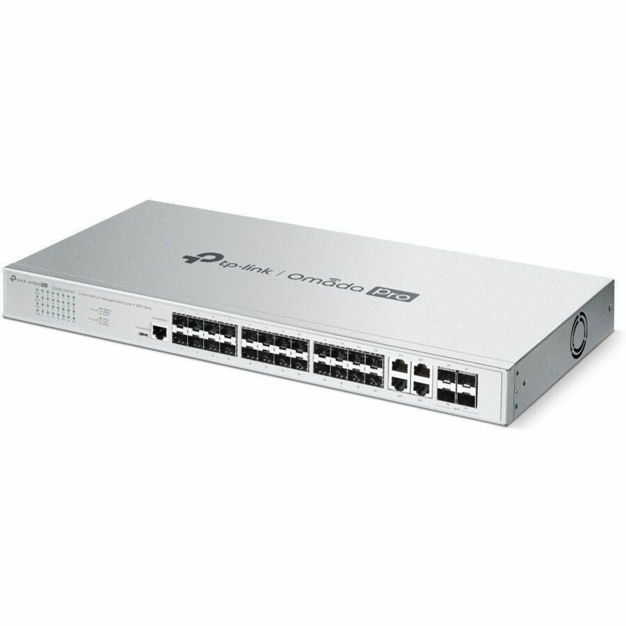 TP-Link Omada Pro 24-Port SFP L2+ Managed Switch with 4 SFP+ Slots