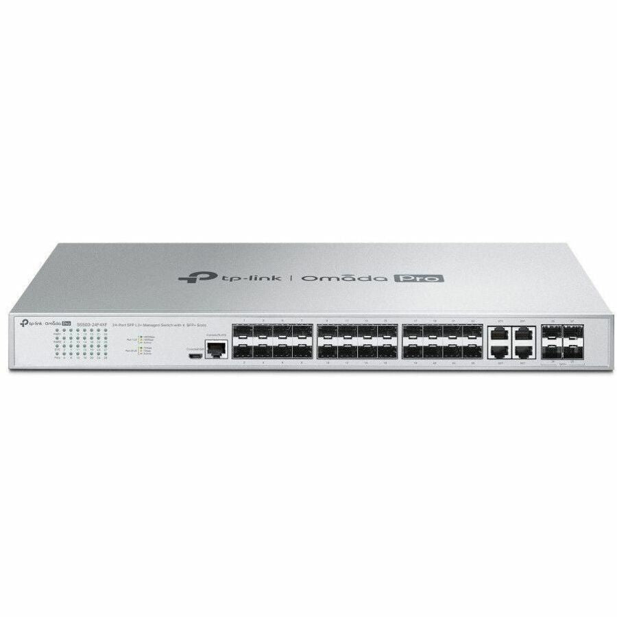 TP-Link Omada Pro 24-Port SFP L2+ Managed Switch with 4 SFP+ Slots