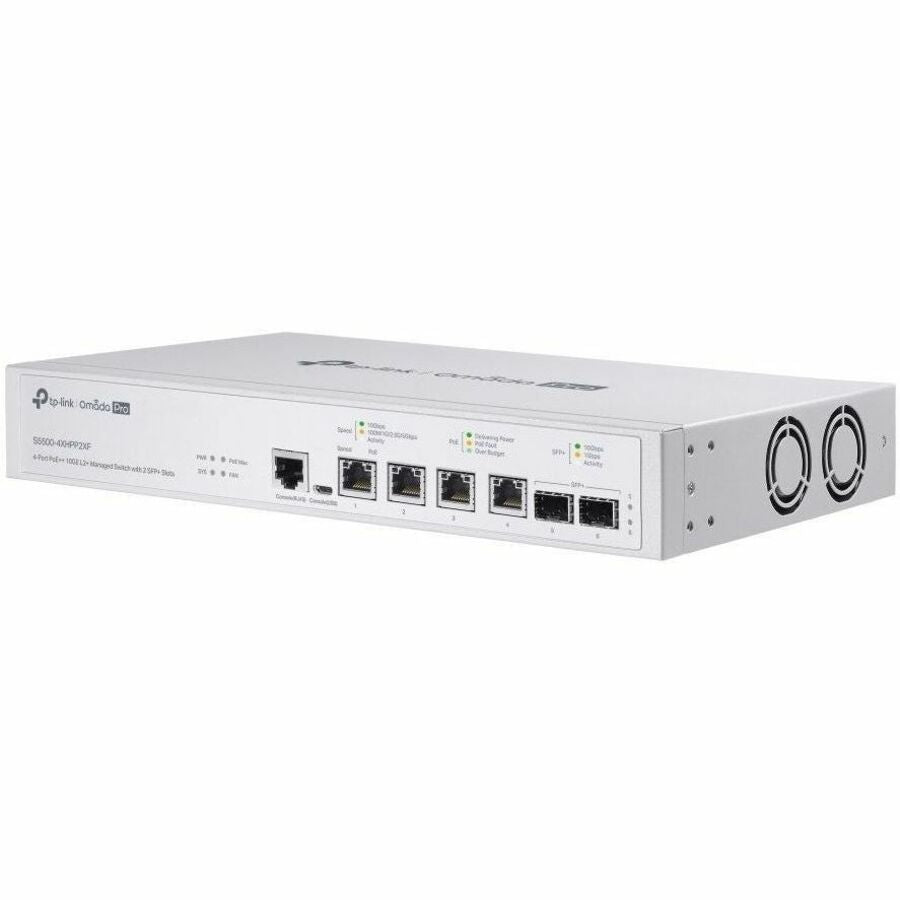 TP-Link Omada Pro 4-Port PoE++ 10GE L2+ Managed Switch with 2 SFP+ Slots