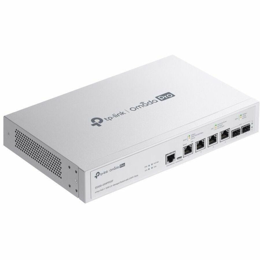 TP-Link Omada Pro 4-Port PoE++ 10GE L2+ Managed Switch with 2 SFP+ Slots