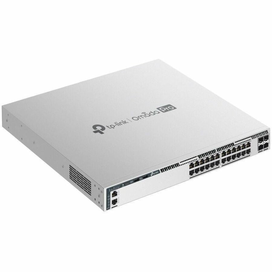 TP-Link Omada Pro 24-Port Gigabit Stackable L3 Managed Switch with 4 10G Slots