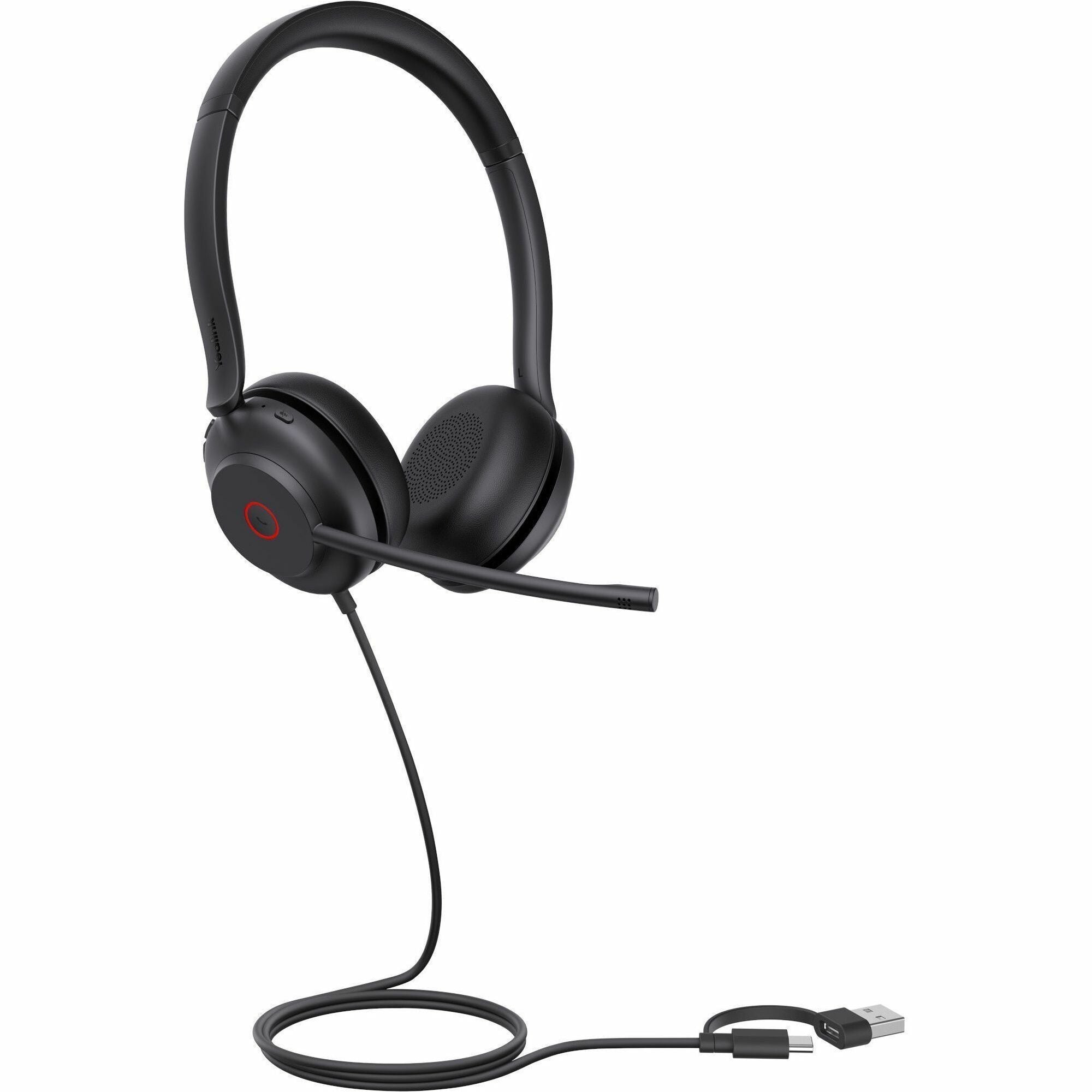 Yealink UH35 USB Wired Headset - Dual - UC