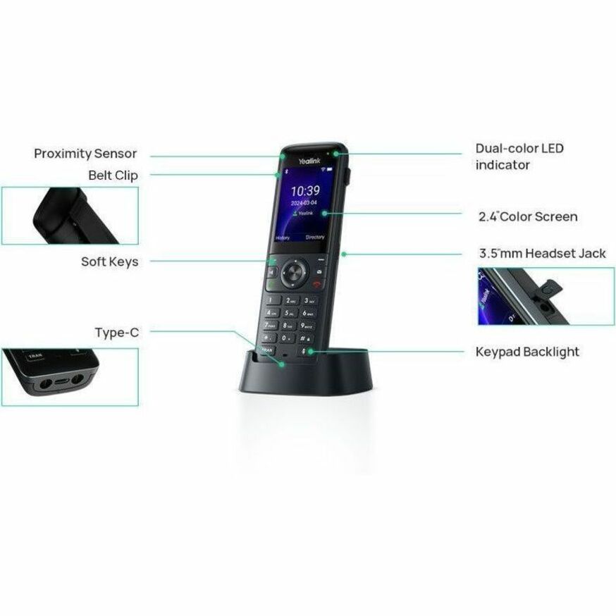 Yealink AX83H Wi-Fi IP Phone