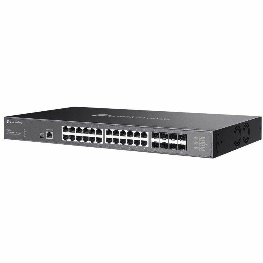 TP-Link Omada 24-Port 10GBASE-T L2+ Managed Switch with 8 10GE SFP+ Slots
