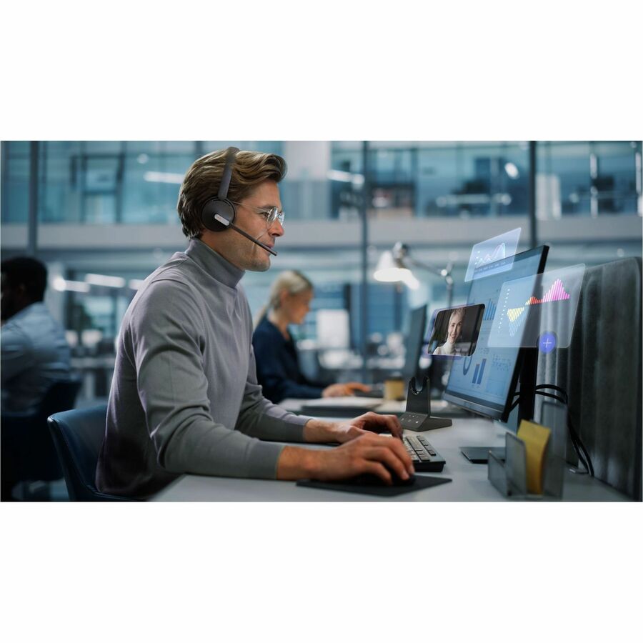 Yealink WH64 Workstation with DECT Wireless Mono Headset