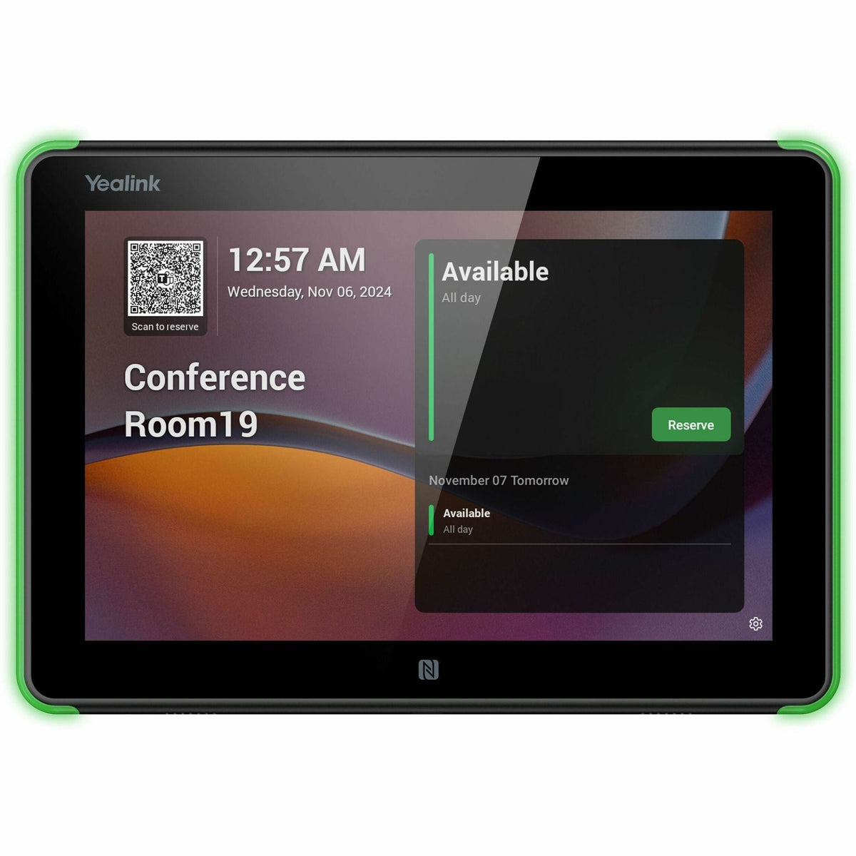 Yealink RoomPanel E2 Meeting Room Scheduler