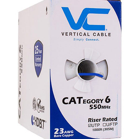 Vertical Cable CAT6 Cable 1000-ft Pull Box