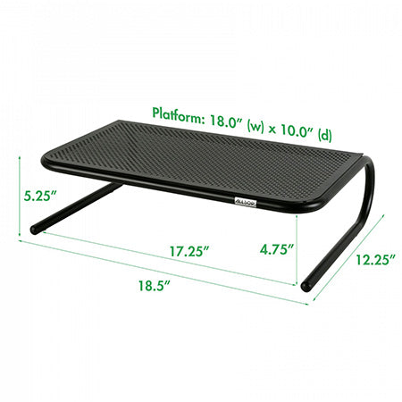 Allsop Metal Art Monitor Stand with 18" Wide Platform