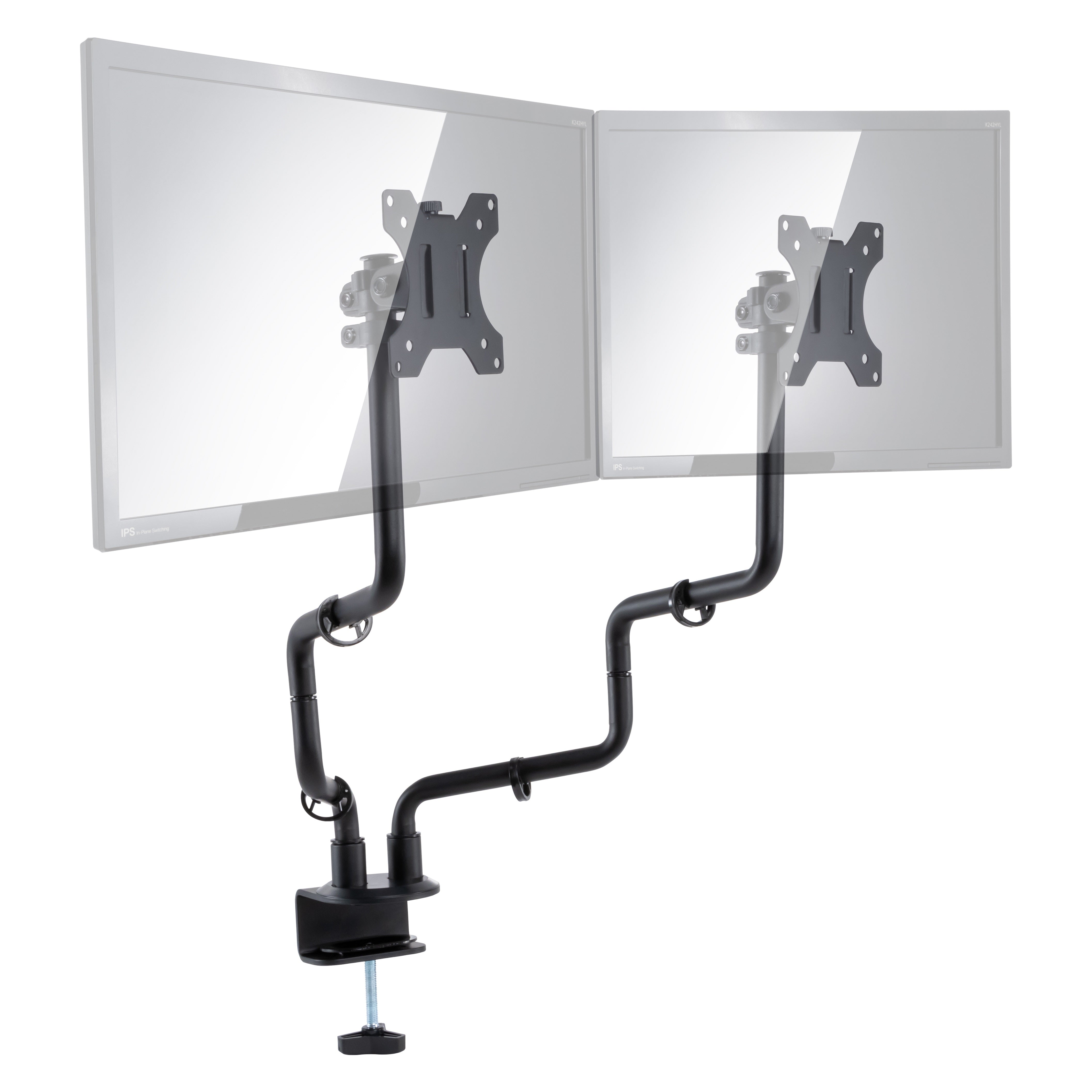 Allsop Metal Art Dual Arm Monitor Mount Stand