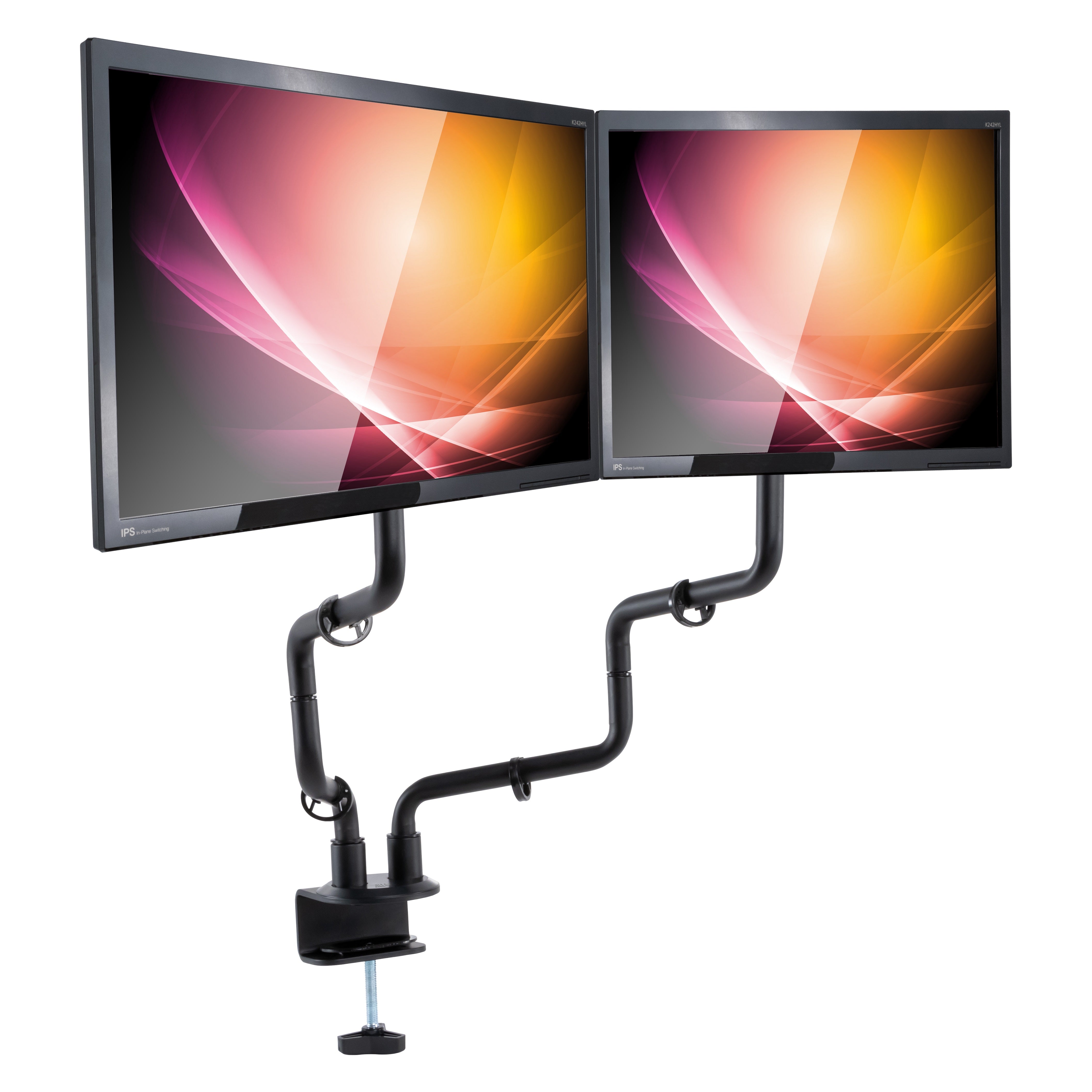 Allsop Metal Art Dual Arm Monitor Mount Stand