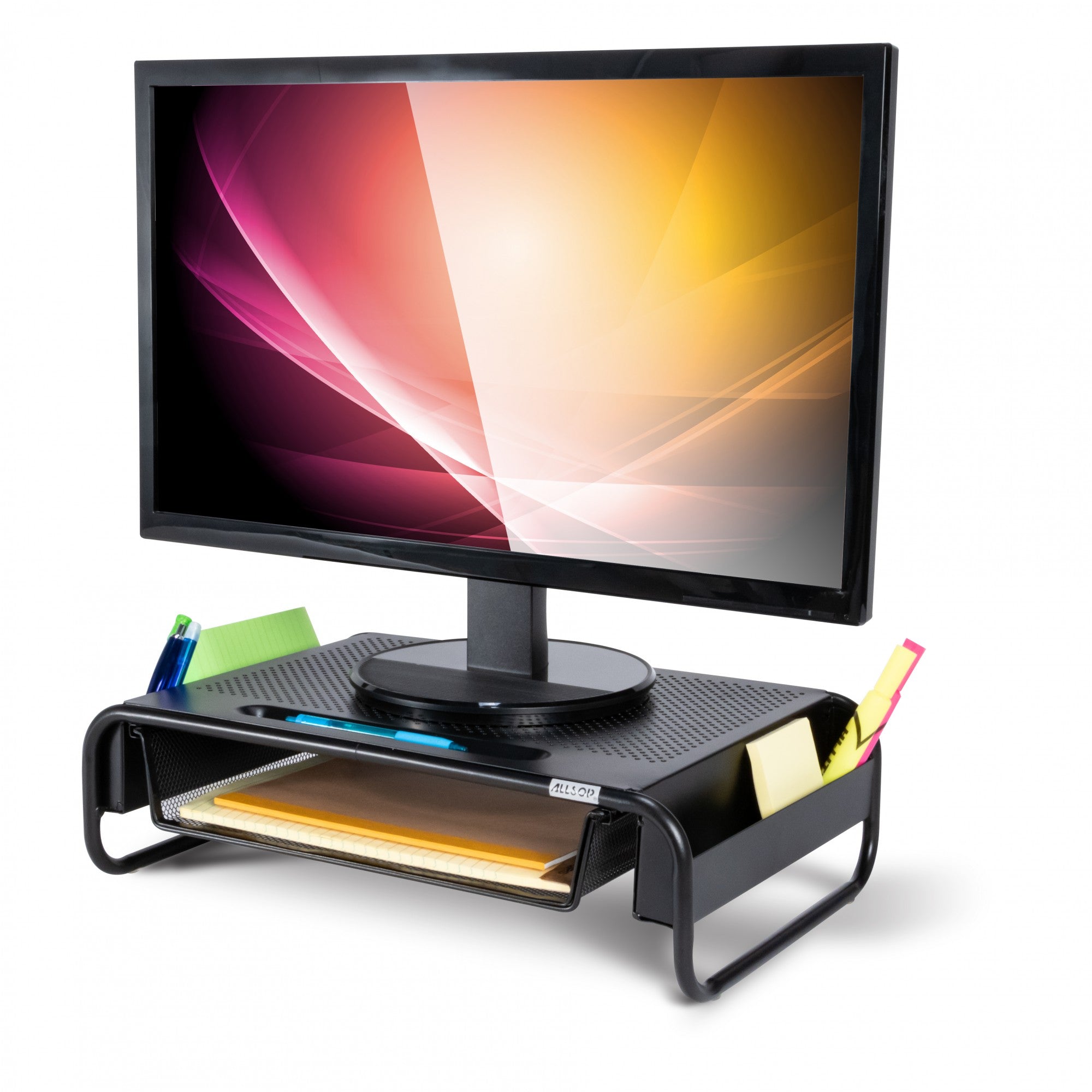 Allsop Metal Art Organizer Monitor Stand