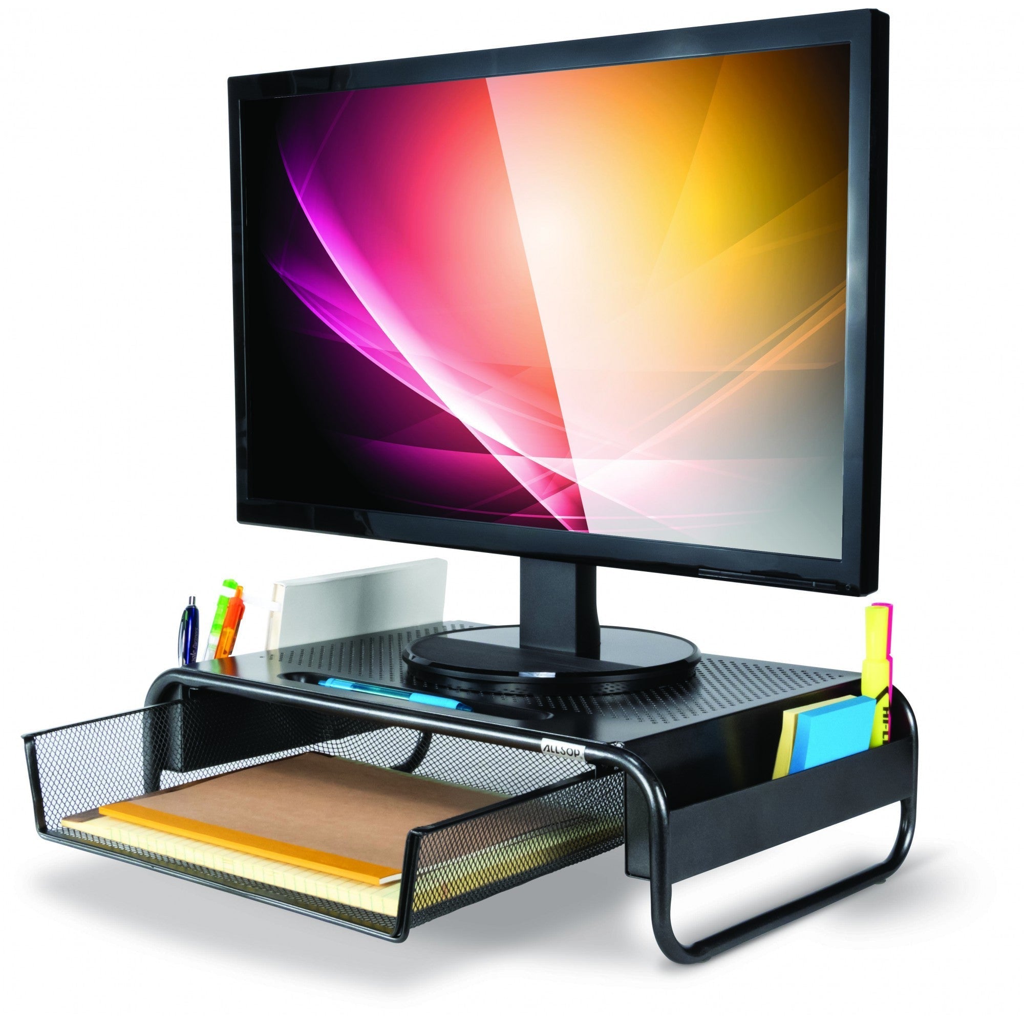 Allsop Metal Art Organizer Monitor Stand