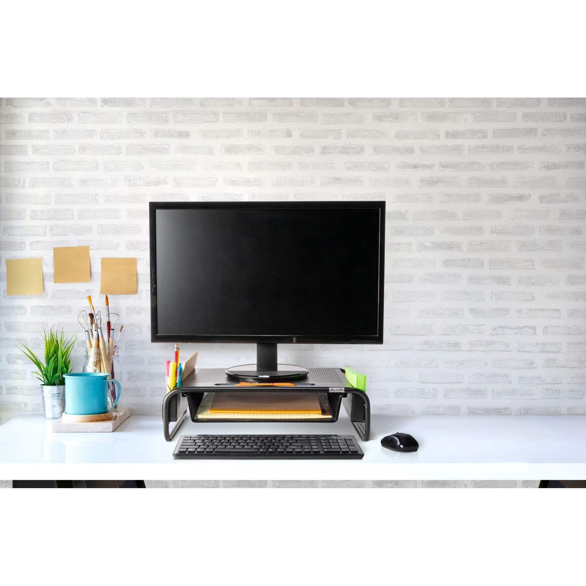 Allsop Metal Art Organizer Monitor Stand