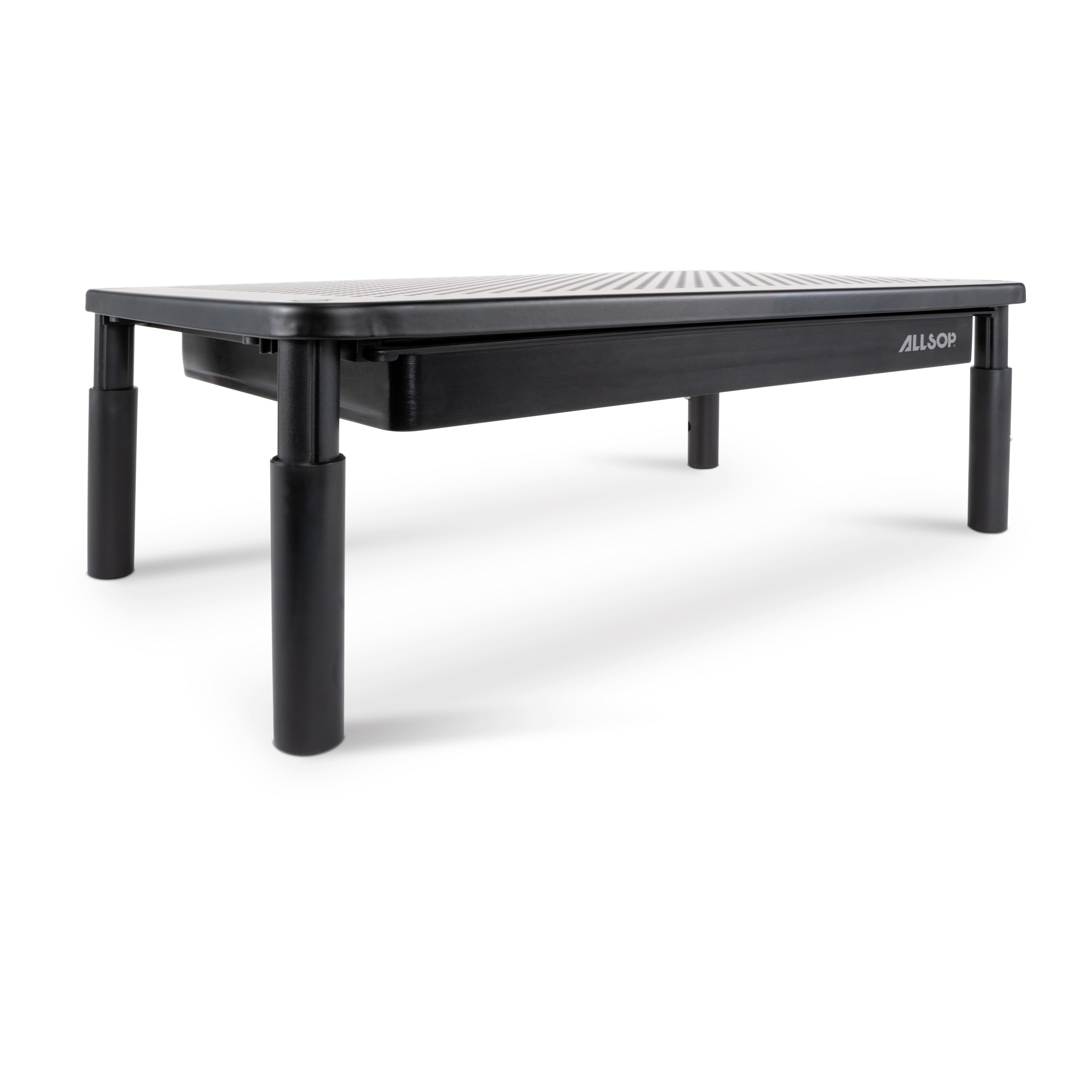 Allsop Metal Art Tri-Level Adjustable Height Monitor Stand