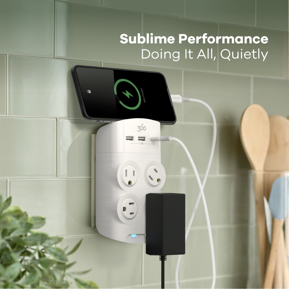 360 Electrical Revolve 45W Rotating Surge Tap