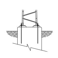 Trylon Anchor Bolt Kit for Section #13-Silver