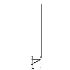 Trylon 96" Lightning Rod - Silver