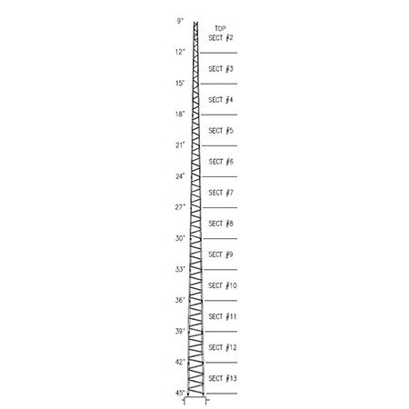 Trylon Titan T200 96' Self Supporting Tower