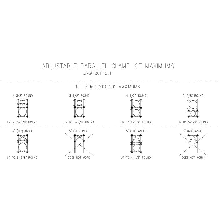 Trylon Adjustable Parallel Clamp Assembly