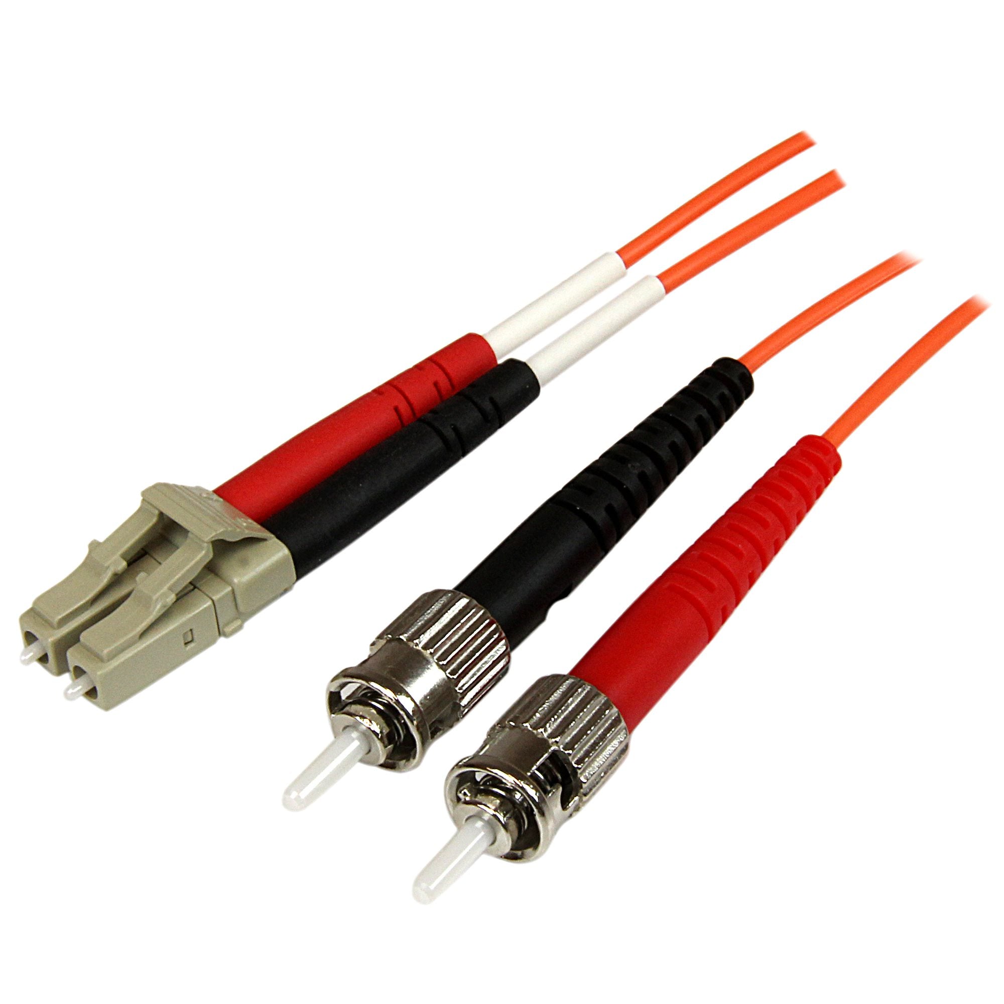 StarTech Multimode Duplex 50/125 OFNP Plenum LC/ST Fiber Optic Cable - 9.8'