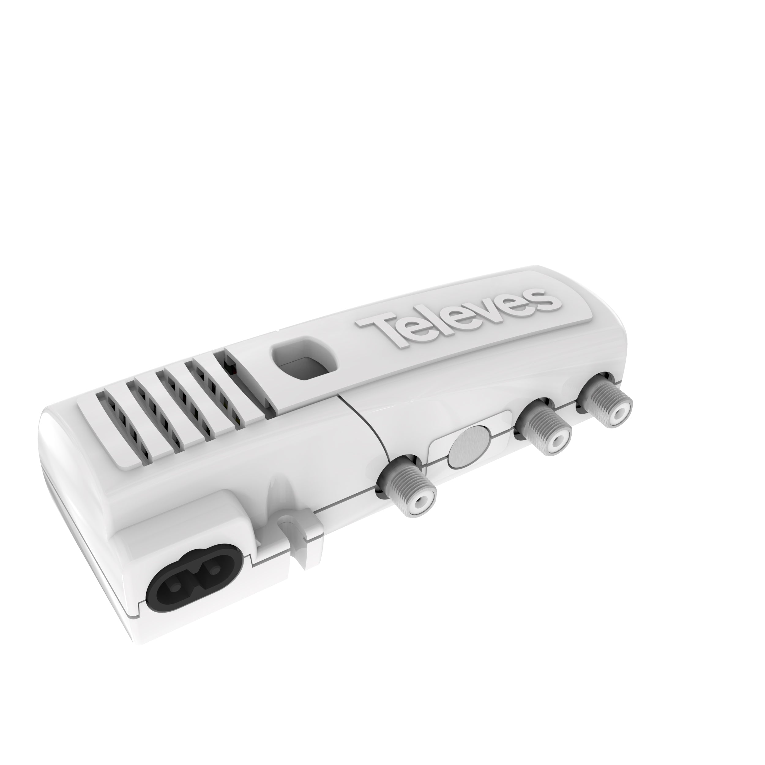 Televes T-Force LowVHF/HighVHF/UHF 22-dB Mast-Mounted Antenna Preamplifier