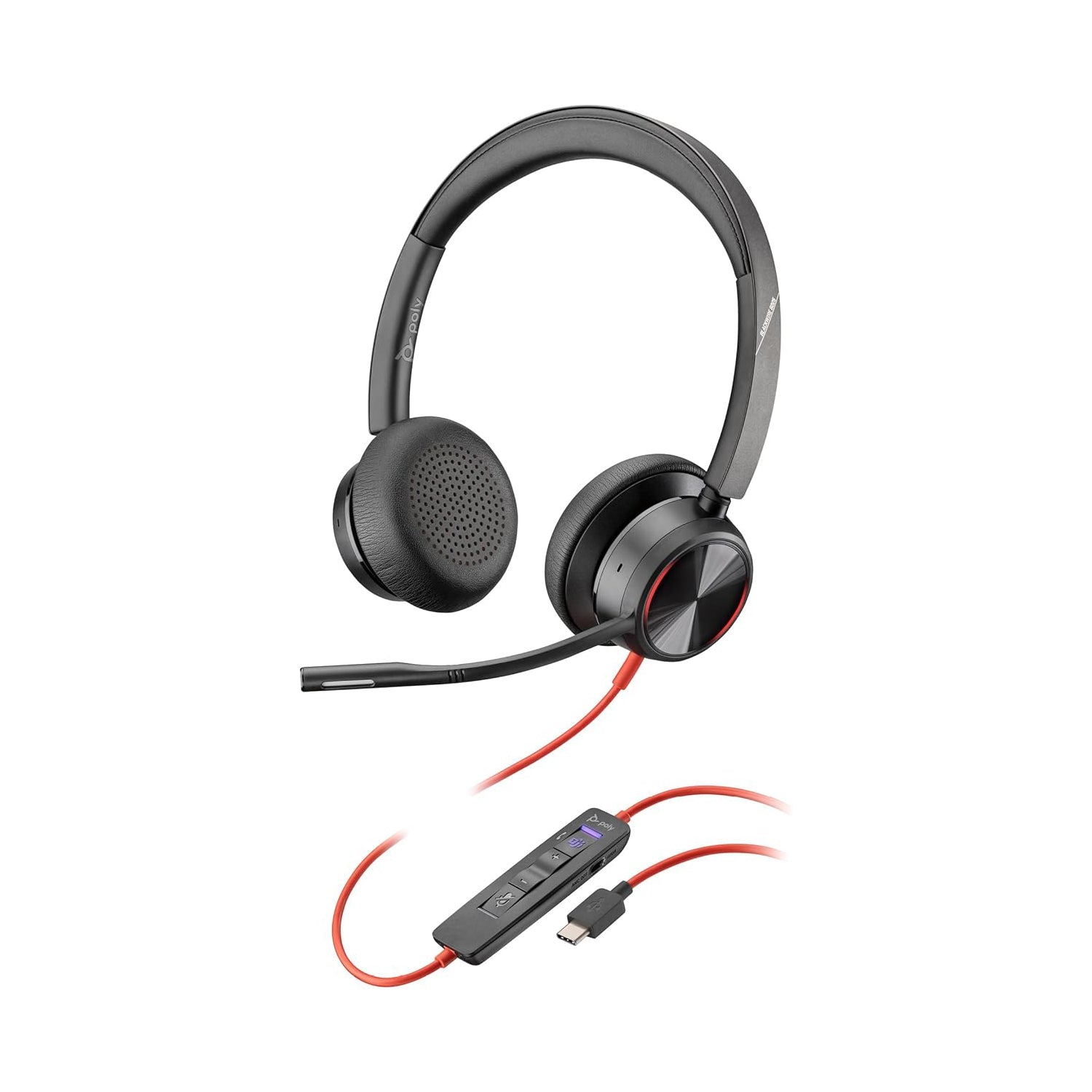 Plantronics Blackwire 8225 Headset - Duo (Binaural) - USB-A