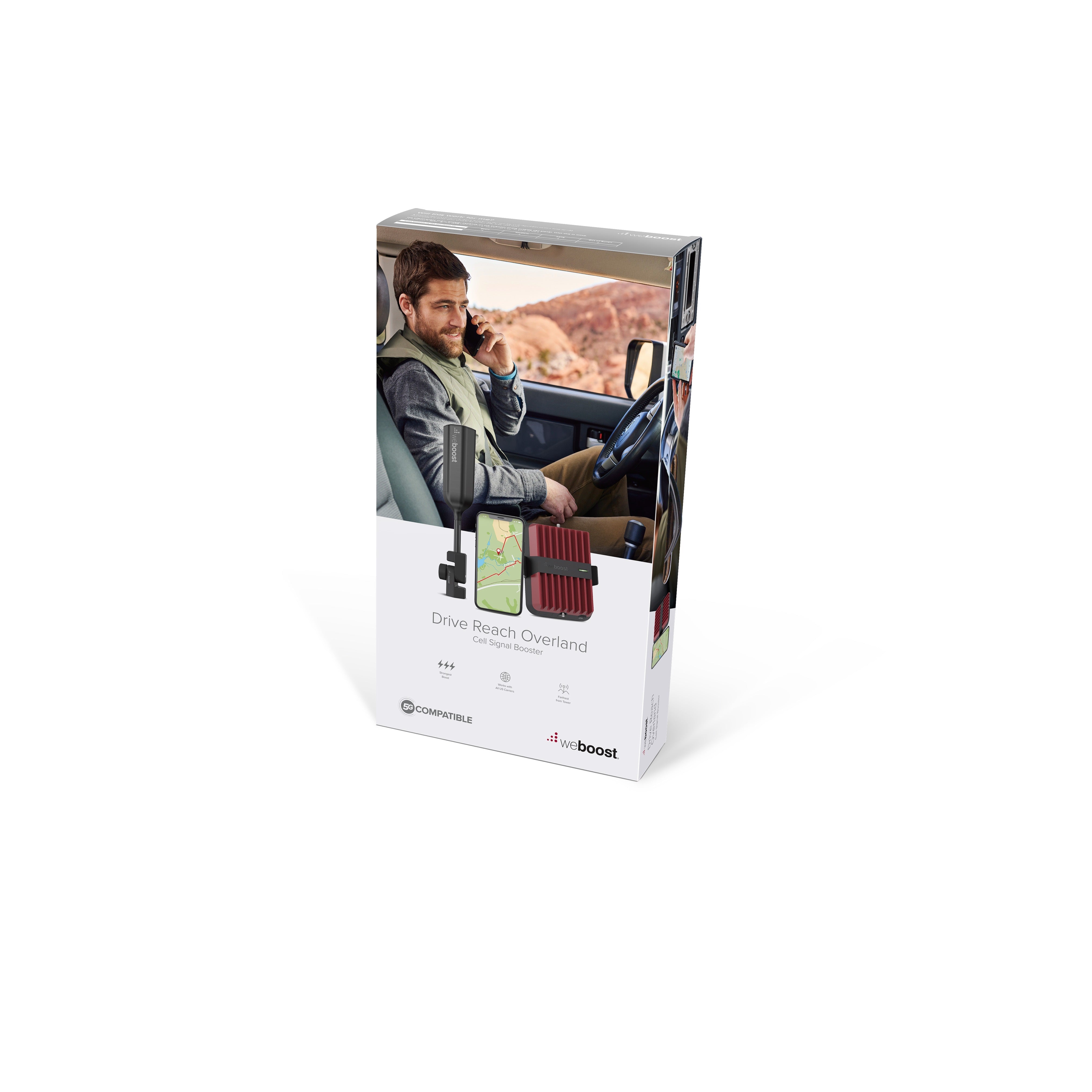 weBoost Drive Reach Overland Cell Phone Signal Booster Kit