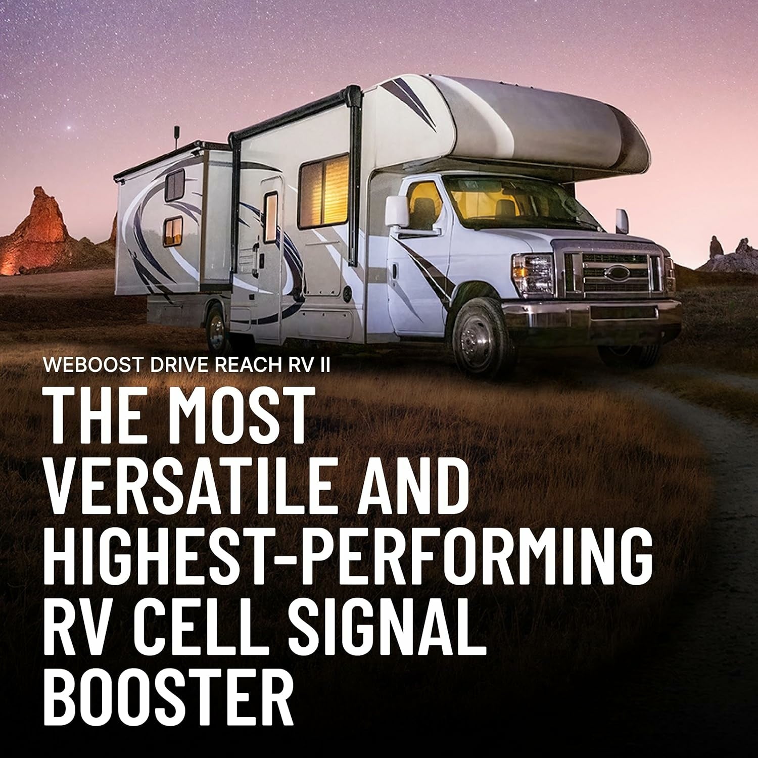 WeBoost Drive Reach RV II Cell Phone Signal Booster Kit