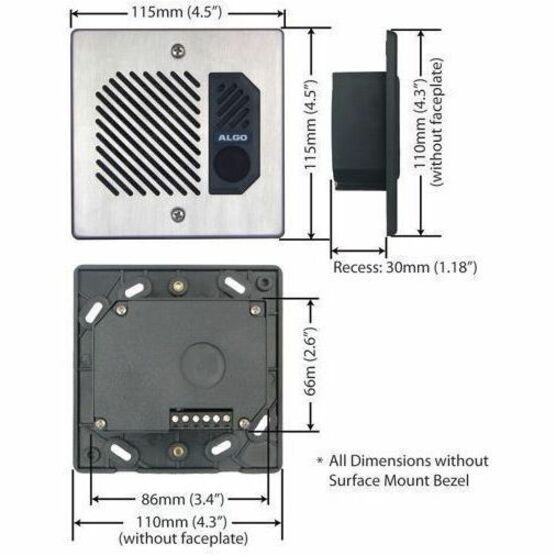 Algo 8028 IP Doorphone (Controller + Intercom)