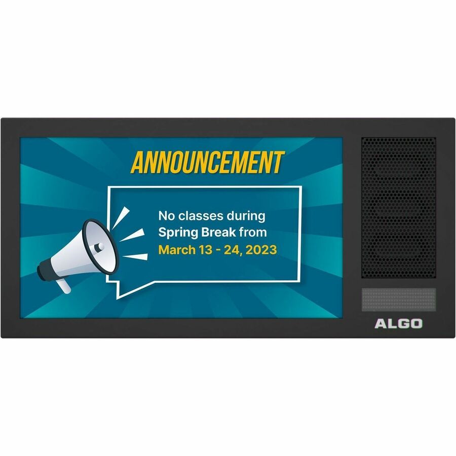 Algo InformaCast IP Dual-Sided Display Speaker