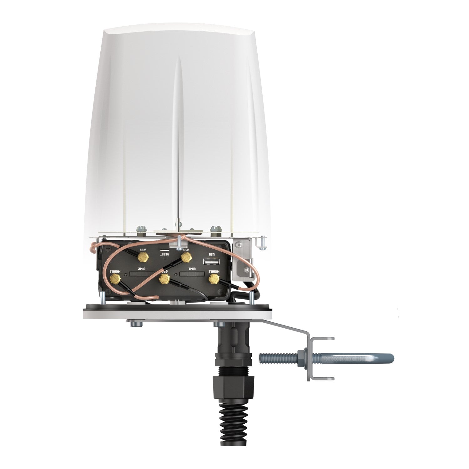QuWireless QuSpot Omni-directional 4G/LTE Wi-Fi GPS Antenna