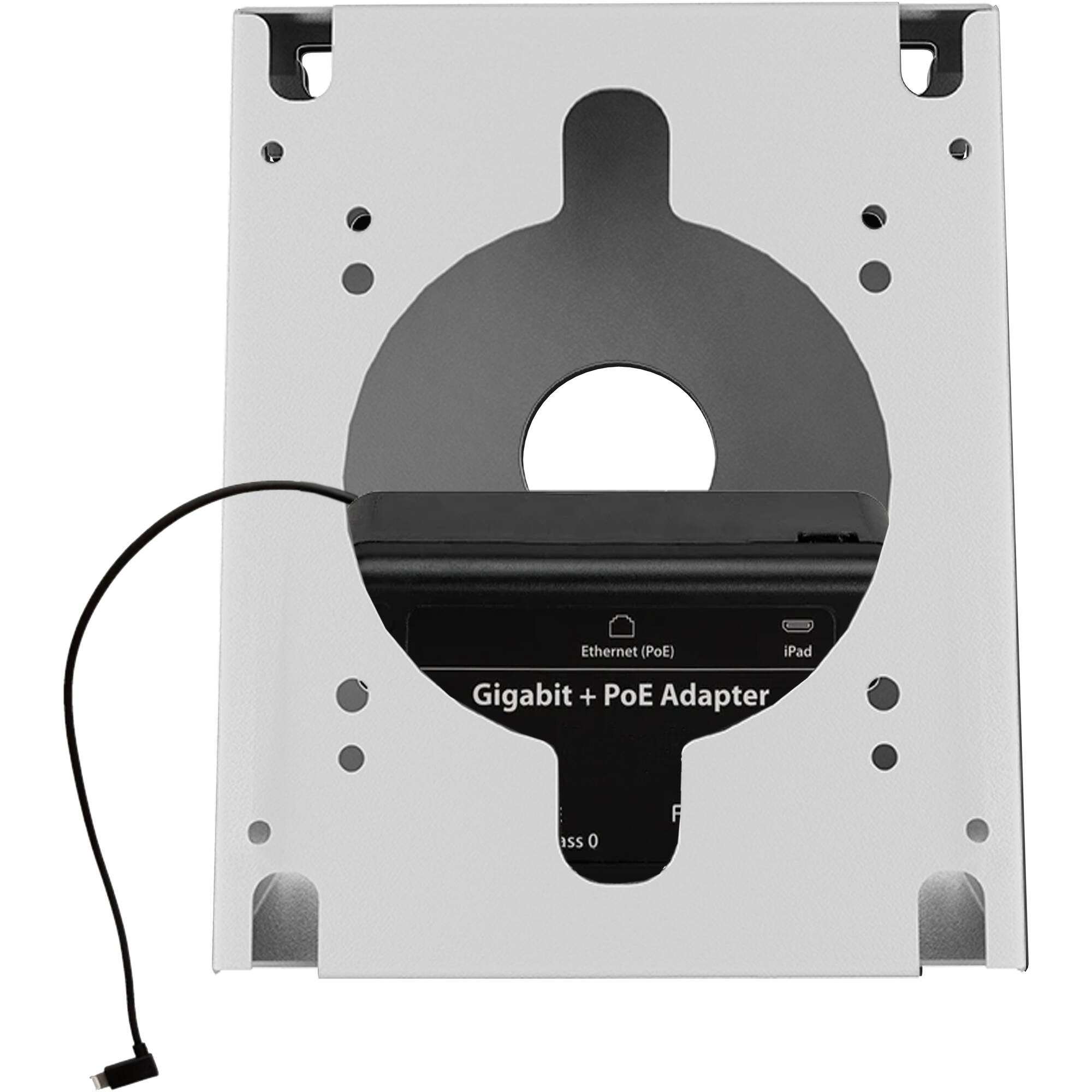 CTA Digital Premium Double VESA Wedge and Outlet/PoE Cover