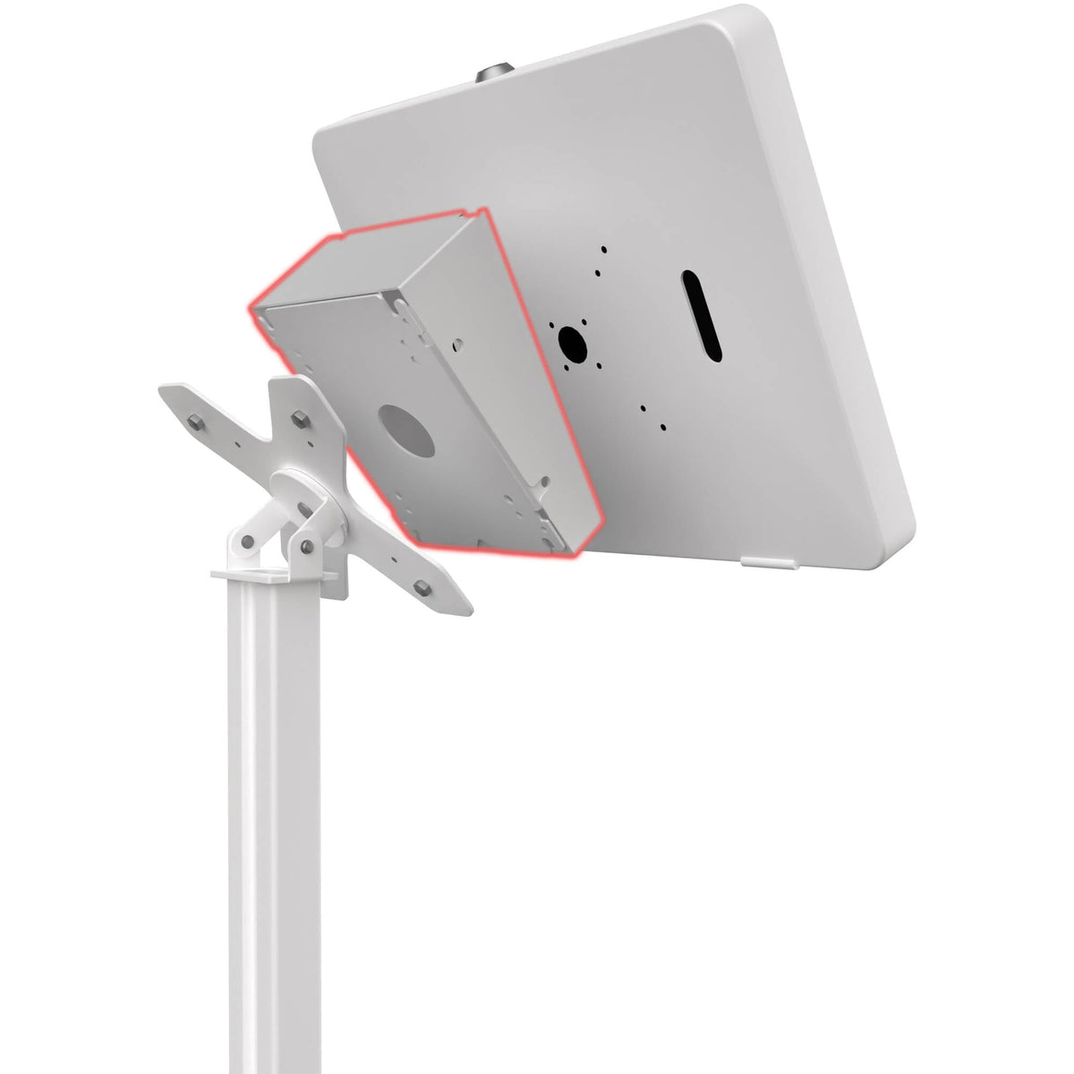 CTA Digital Premium Double VESA Wedge and Outlet/PoE Cover