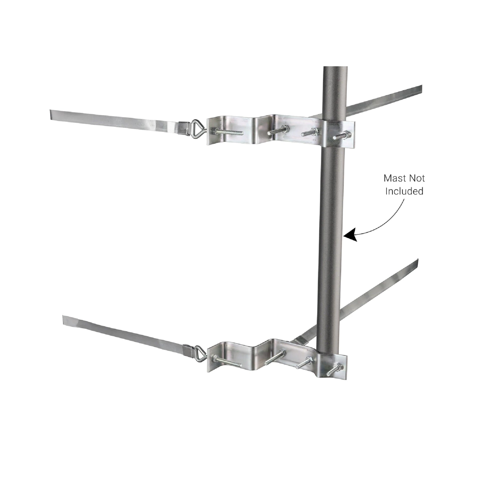 Channel Master 12" Antenna Mast Chimney Mount Kit