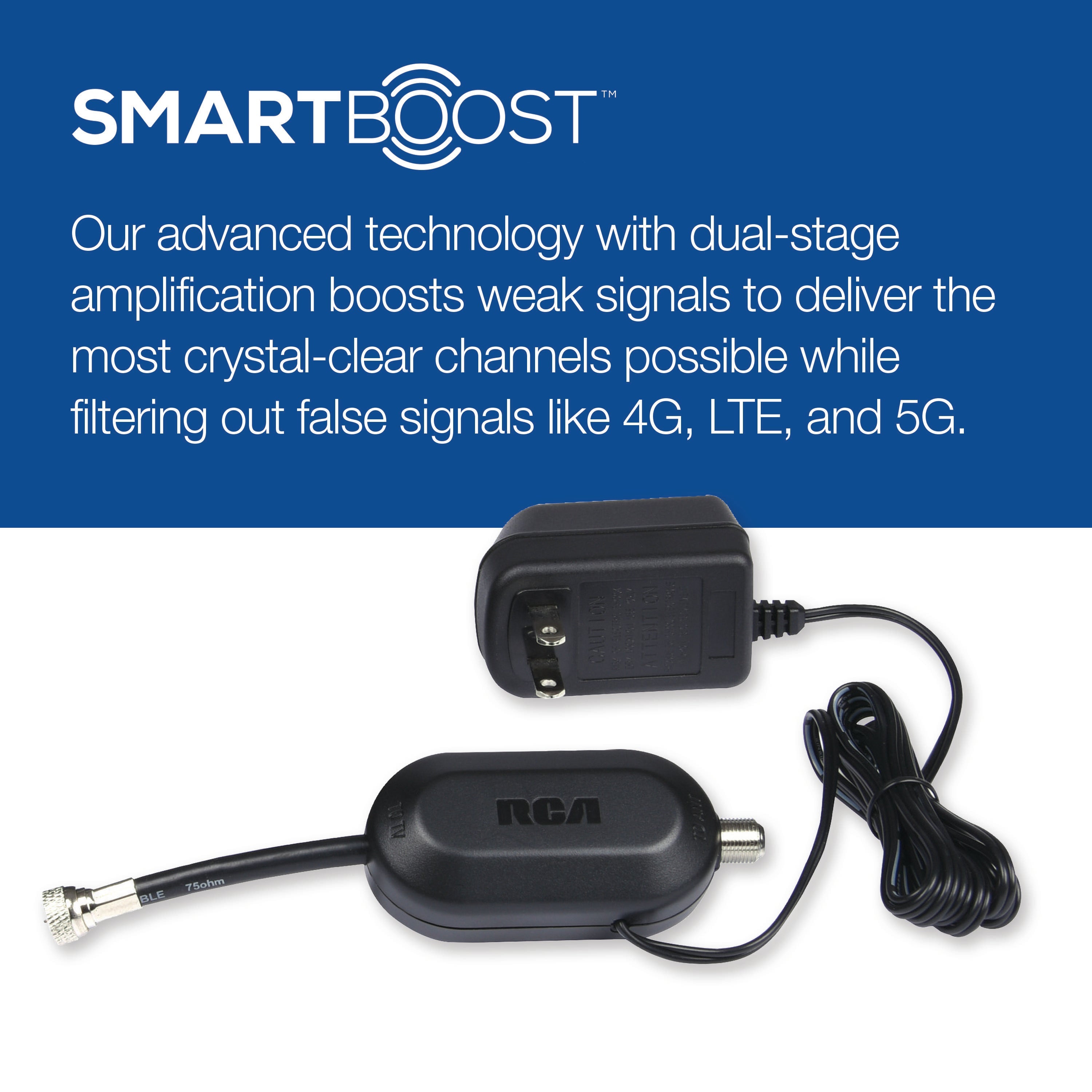 RCA Antenna Digital Signal Amplifier for Outdoor Antennas