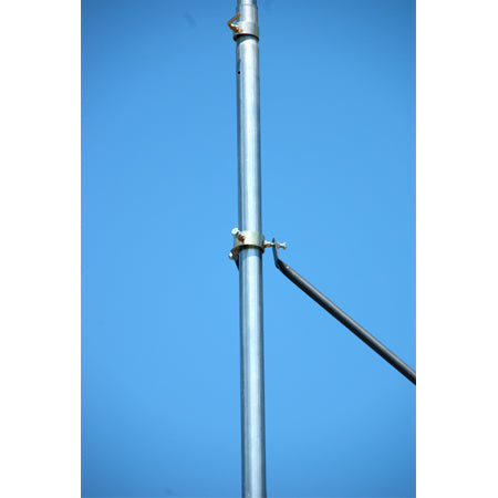 SureConX 35' Heavy Duty Telescoping Antenna Mast with Stabilizer Collar Ring "Guy Wires Not Required!"