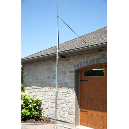 SureConX 35' Heavy Duty Telescoping Antenna Mast with Stabilizer Collar Ring "Guy Wires Not Required!"